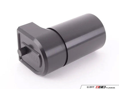 Turner Motorsport Oil Catch Can Kit with Quick-Drain Valve & Hose – BMW M2 F87 N55 PCV Oil Separator, Baffled Crankcase Breather, Blow-By Control, Closed-Loop Catch Tank Upgrade