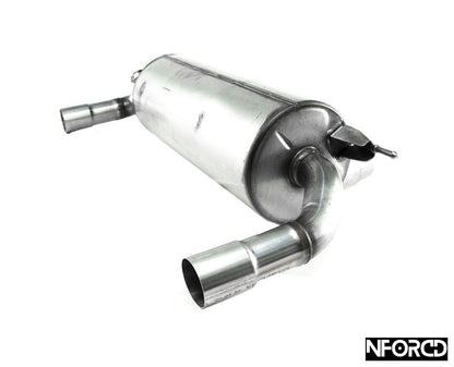 Genuine OEM BMW M Performance Exhaust for 2 Series F22 M235i N55 – Valved Axle-Back Rear Silencer / Sports Muffler Back Box – Direct-Fit OE Factory Upgrade for 3.0 Turbo Coupe
