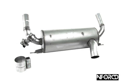 Genuine OEM BMW M Performance Exhaust for 2 Series F22 M235i N55 – Valved Axle-Back Rear Silencer / Sports Muffler Back Box – Direct-Fit OE Factory Upgrade for 3.0 Turbo Coupe