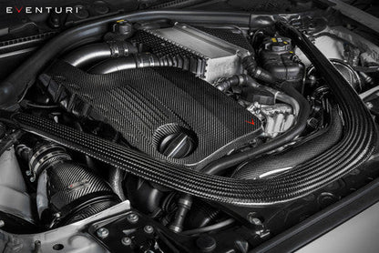 Eventuri Carbon Fibre/Fiber Cold Air Intake Induction Kit for BMW M2 Competition F87 M2C S55 - Performance Airbox, Turbo Inlet & Air Intake System Upgrade