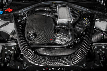 Eventuri Carbon Fibre/Fiber Cold Air Intake Induction Kit for BMW M2 Competition F87 M2C S55 - Performance Airbox, Turbo Inlet & Air Intake System Upgrade