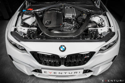 Eventuri Carbon Fibre/Fiber Cold Air Intake Induction Kit for BMW M2 Competition F87 M2C S55 - Performance Airbox, Turbo Inlet & Air Intake System Upgrade