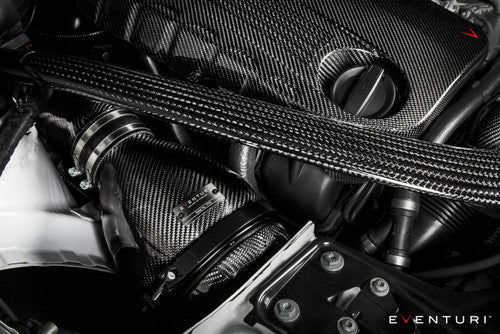 Eventuri Carbon Fibre/Fiber Cold Air Intake Induction Kit for BMW M2 Competition F87 M2C S55 - Performance Airbox, Turbo Inlet & Air Intake System Upgrade