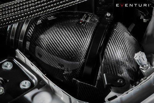 Eventuri Carbon Fibre/Fiber Cold Air Intake Induction Kit for BMW M2 Competition F87 M2C S55 - Performance Airbox, Turbo Inlet & Air Intake System Upgrade