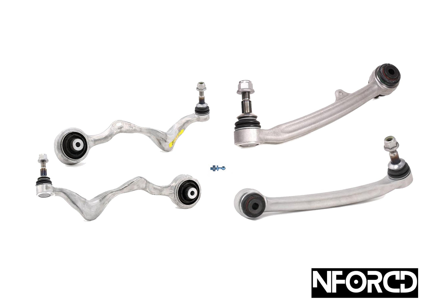 BMW E90 E91 E92 E93 E82 E88 Front Control Arm Kit - TRW OEM M3-Spec Wishbones & Tension/Thrust Arms - Fits 2006-2013 1 Series & 3 Series RWD Non-M - Direct Bolt-On Handling Upgrade, Extra Camber, Sharper Steering
