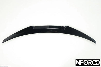 2014-2020 BMW M4 F82 Coupe Rear Boot/Trunk Lip Spoiler – Gloss Black ABS OE-Style Bootlid/Decklid Wing Extension | KSB