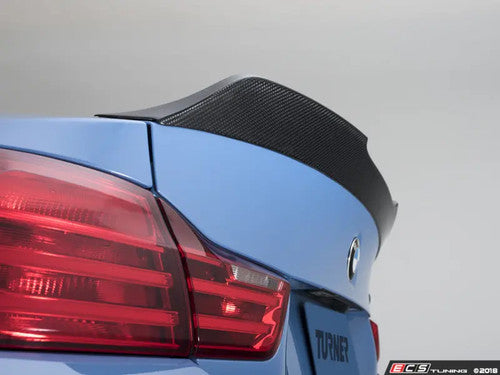 BMW M4 F82 Coupe Carbon Fibre/Carbon Fiber High Kick Ducktail Trunk/Boot Lip Spoiler – CSL Style M Performance Style Rear Wing 2014-2020 Tape-On OEM+ Fitment