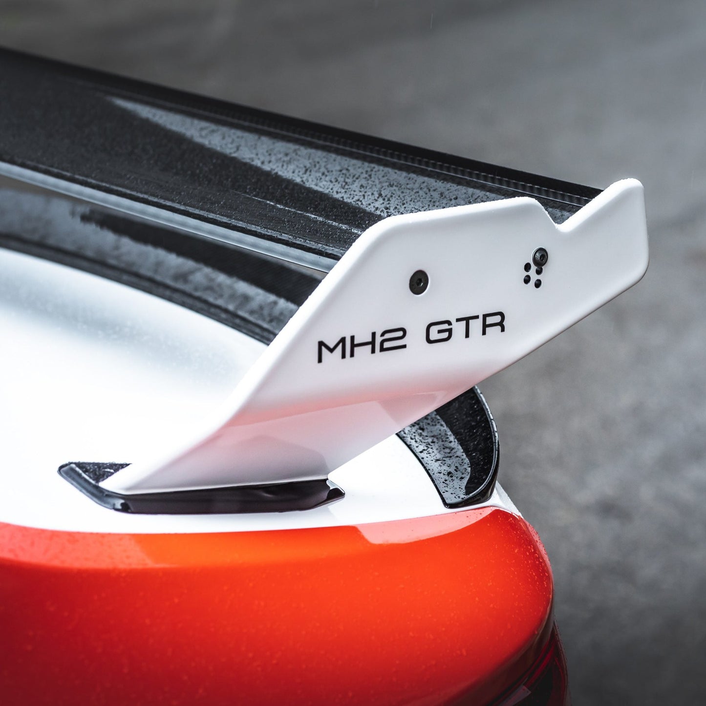 MANHART Adjustable Carbon Fibre/Fiber GT Rear Wing Boot/Trunk Spoiler for BMW 2 Series F22 F23 & M2 F87 2012-2018 - Performance Racing High-Rise Aerofoil - Fits M235i M240i M2 M2 Competition M2 CS - Track Day Downforce Upgrade