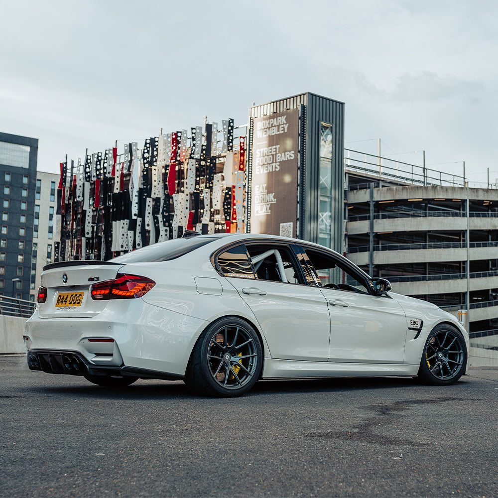 MHC+ BMW M3/M4 Aggressive 3 Piece Rear Diffuser Gloss Pre Preg Carbon Fibre (F80/F82/F83)