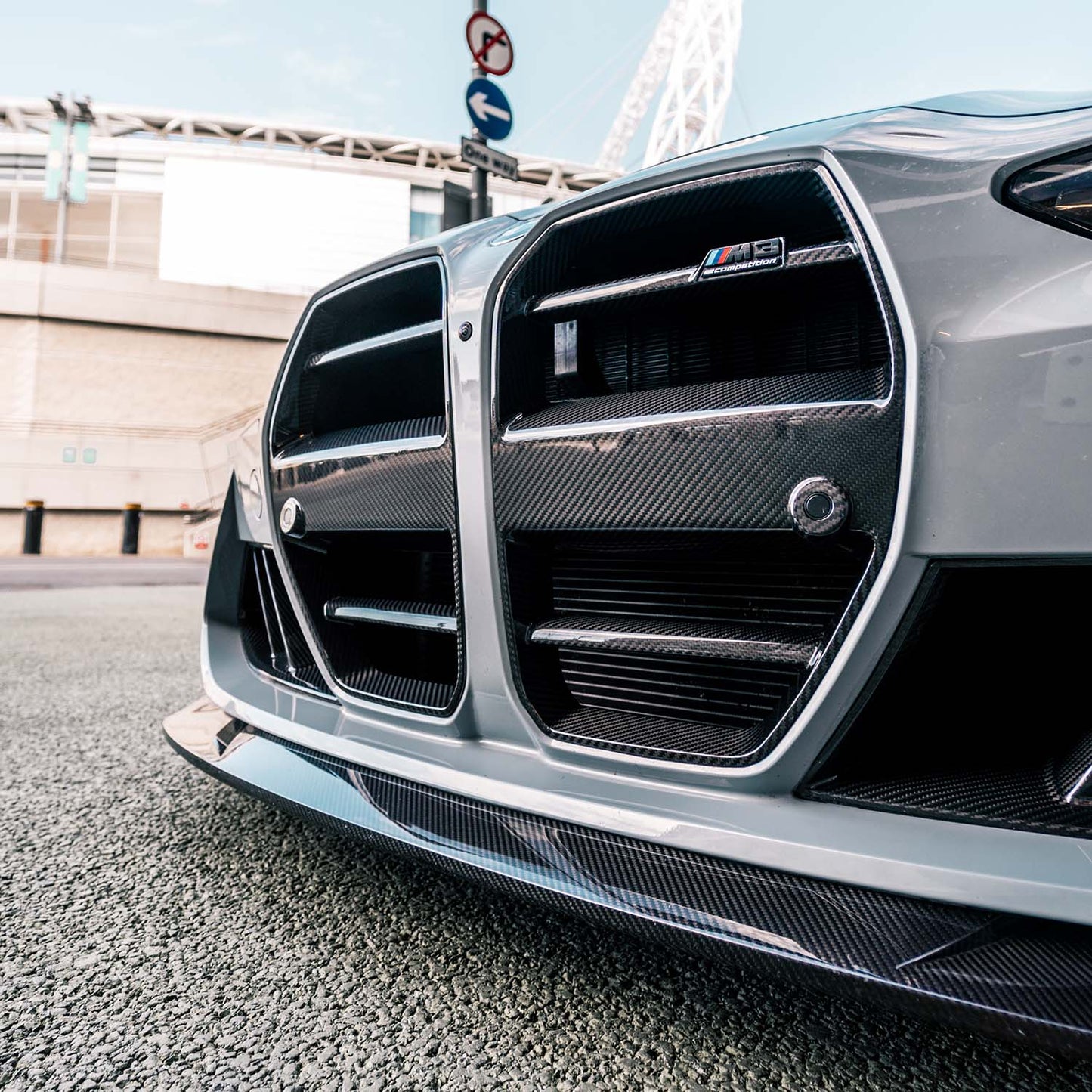 MHC+ BMW M3/M4 GT Style Front Grille in Pre Preg Carbon Fibre (G80/G81/G82/G83)