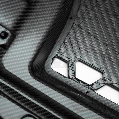 MHC+ BMW M3/M4 GT4 Style Front Splitter In Pre Preg Carbon Fibre (G80/G81/G82/G83)