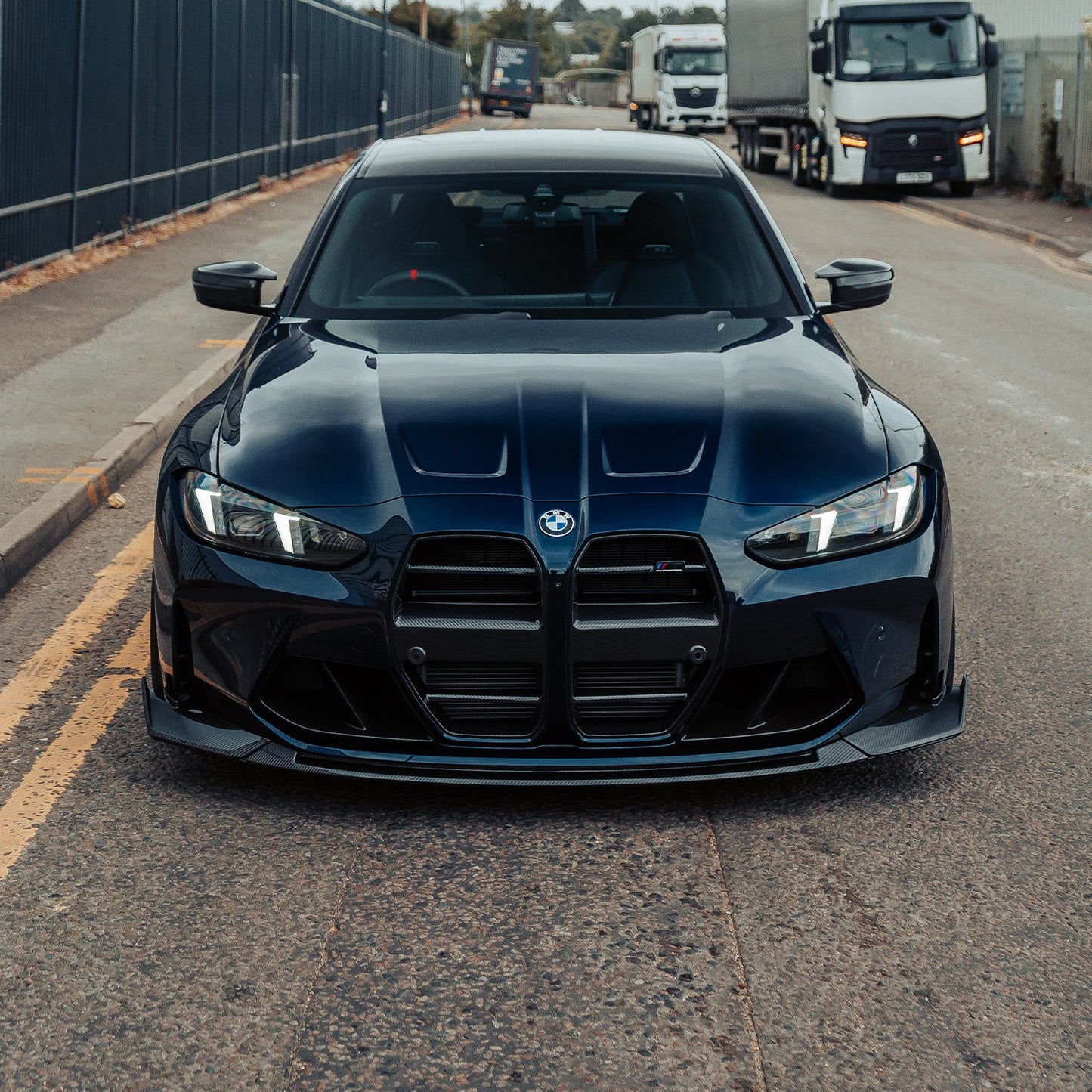 MHC+ BMW G80/G81 M3 & G82/G83 M4 CS Style Front Splitter In Pre Preg Carbon Fibre