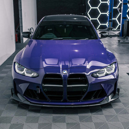 MHC+ BMW M3/M4 CSL Style Front Splitter In Pre Preg Carbon Fibre (G80/G81/G82/G83)