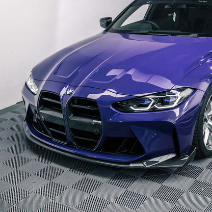 MHC+ BMW M3/M4 CSL Style Front Splitter In Pre Preg Carbon Fibre (G80/G81/G82/G83)