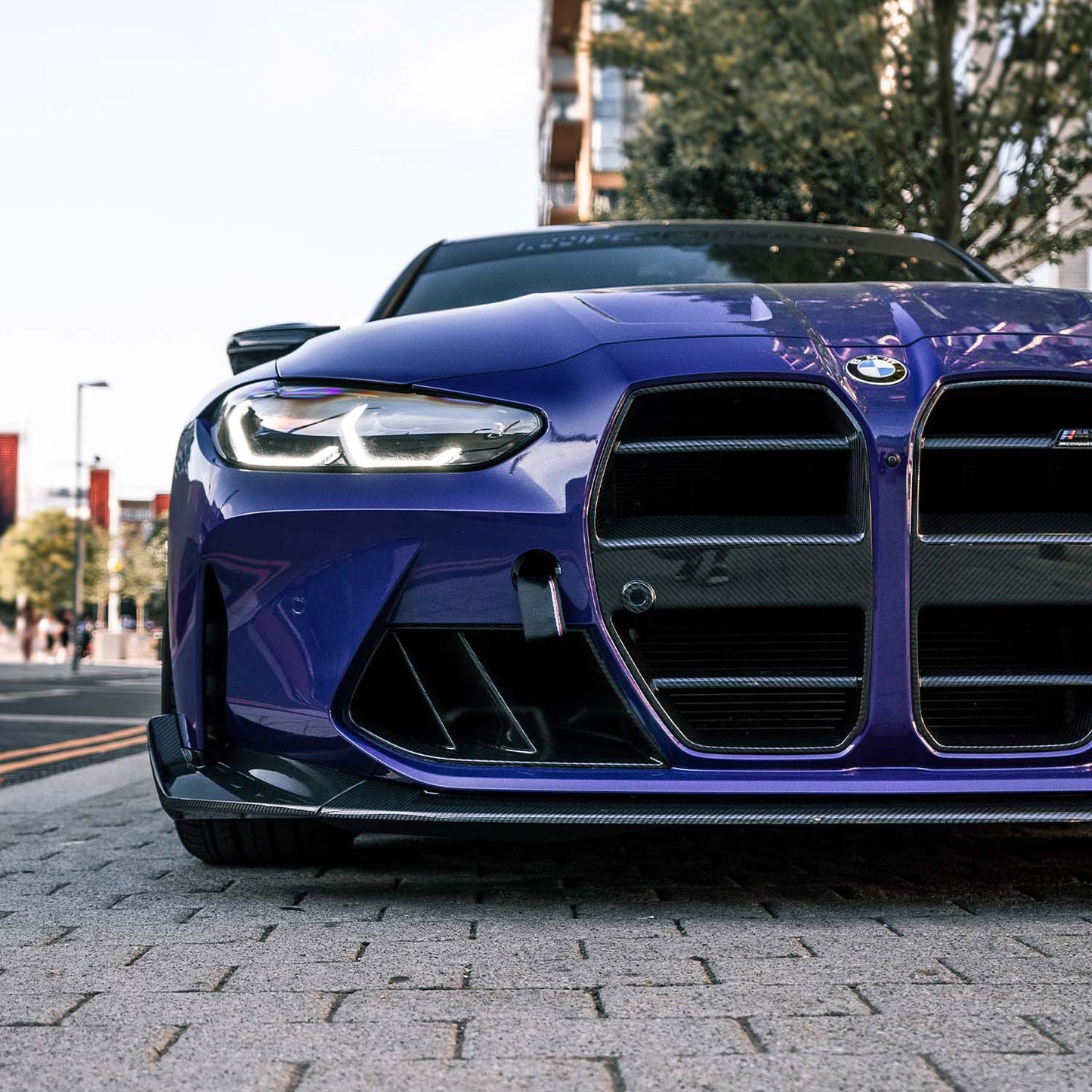 MHC+ BMW M3/M4 CSL Style Front Splitter In Pre Preg Carbon Fibre (G80/G81/G82/G83)