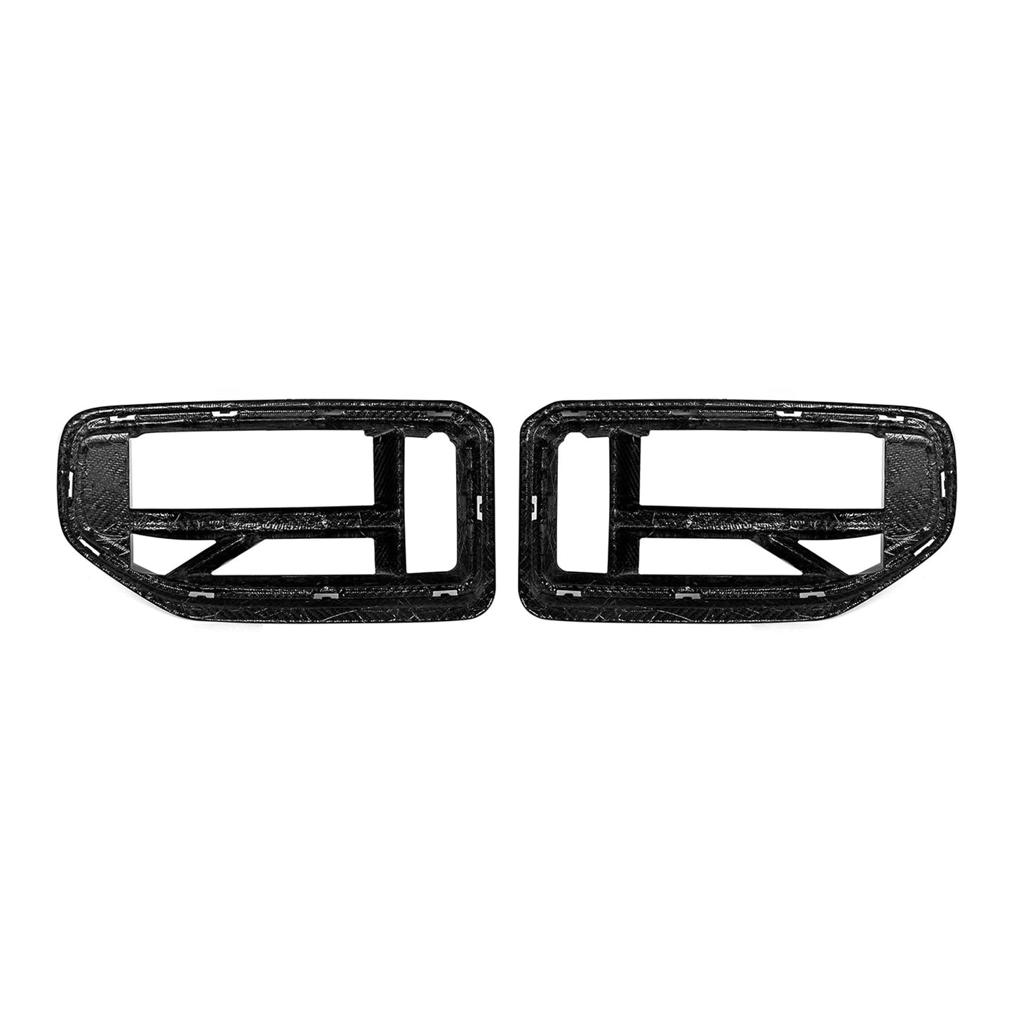 MHC+ BMW G87 M2 CSL Style Front Grilles In Pre Preg Gloss Carbon Fibre