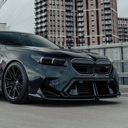 MHC+ BMW G90 & G99 M5 Performance Style Front Splitter In Pre Preg Carbon Fibre