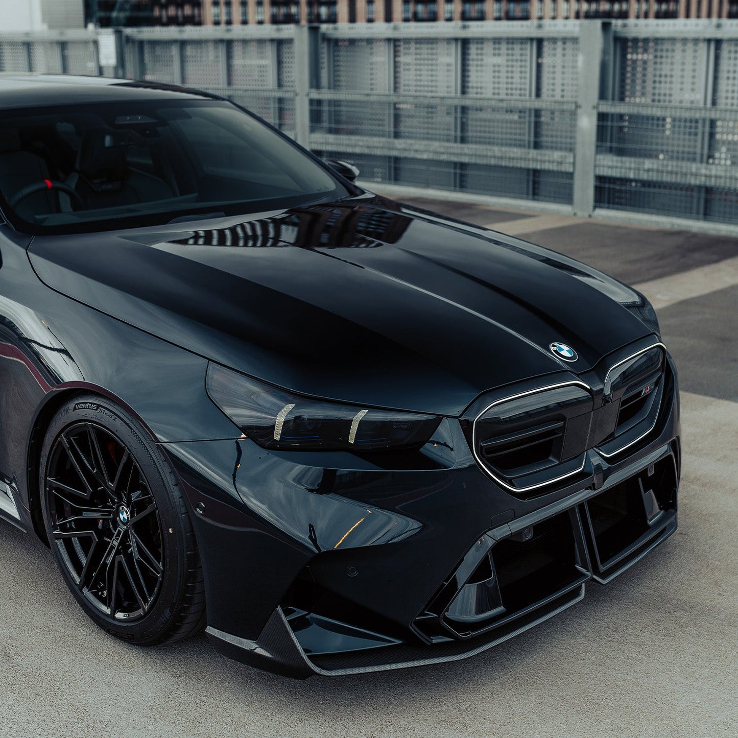 MHC+ BMW G90 & G99 M5 Performance Style Front Splitter In Pre Preg Carbon Fibre