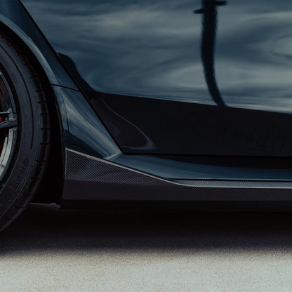 MHC+ BMW G90 & G99 M5 Performance Style Side Skirts In Pre Preg Carbon Fibre