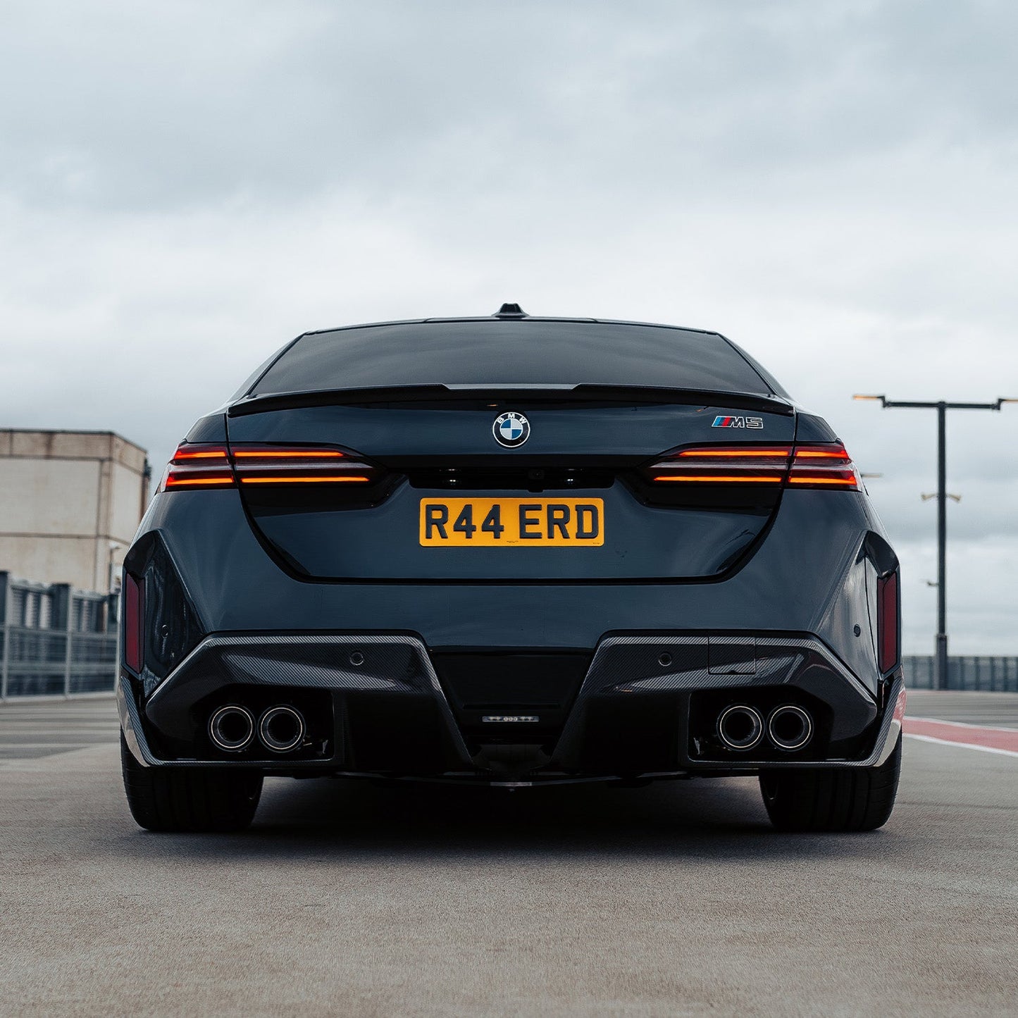 MHC+ BMW G90 & G99 M5 Performance Style Rear Diffuser In Pre Preg Carbon Fibre