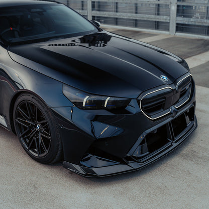 MHC+ BMW G90 & G99 M5 SP90 Front Splitter In Gloss Pre Preg Carbon Fibre