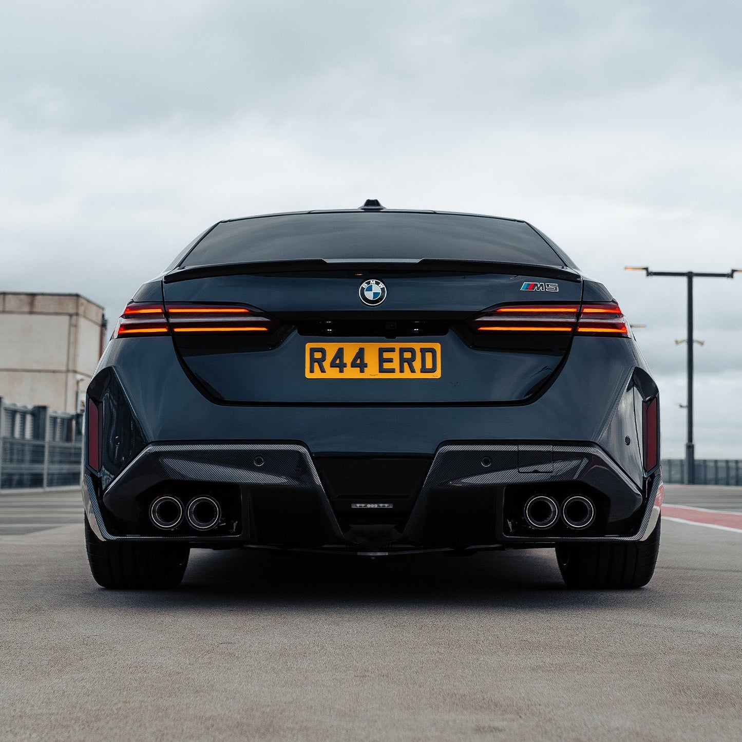 MHC+ BMW G90 M5 Performance Style Rear Spoiler In Pre Preg Carbon Fibre