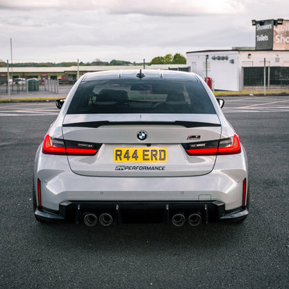 MHC+ BMW M3 'M4 Style' Rear Spoiler In Pre-Preg Carbon Fibre (G80)