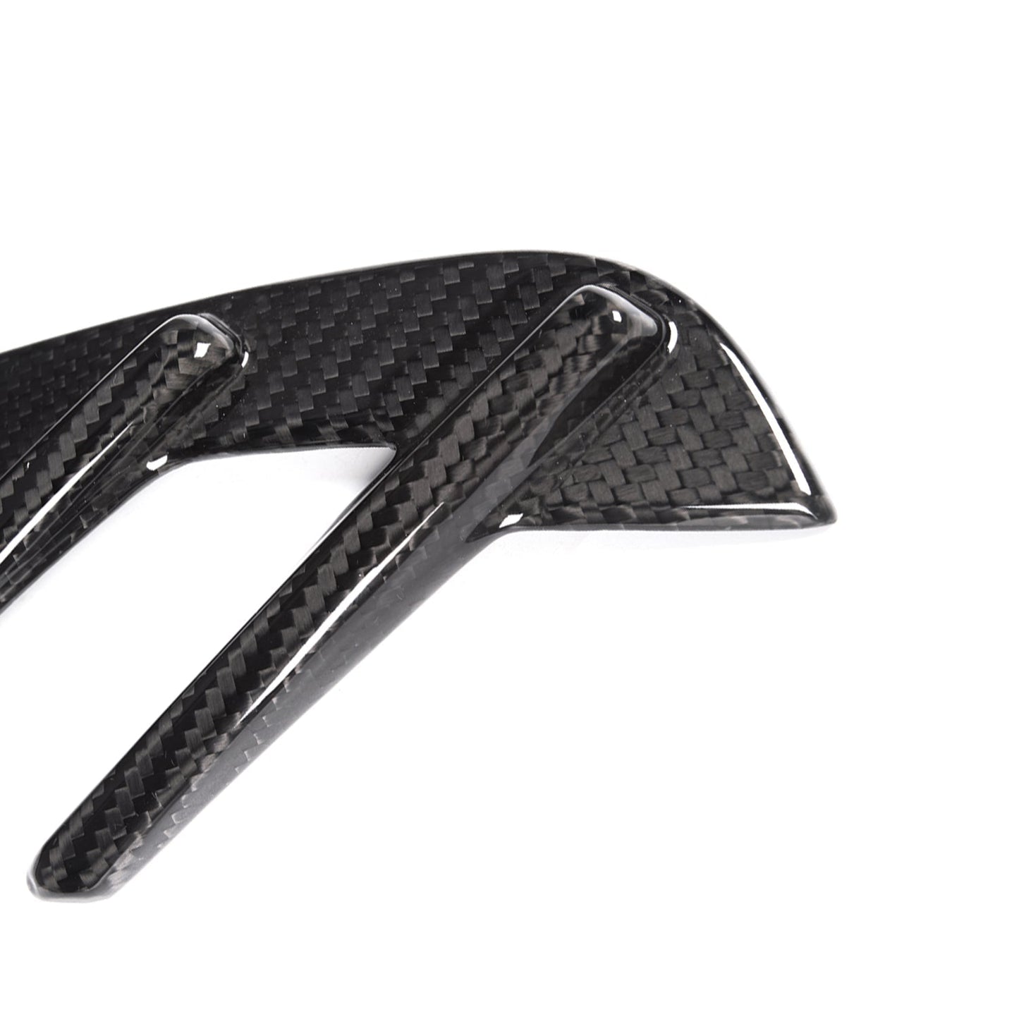 MHC+ BMW M3 Side Fender Badge Covers In Gloss Pre Preg Carbon Fibre (G80/G81)