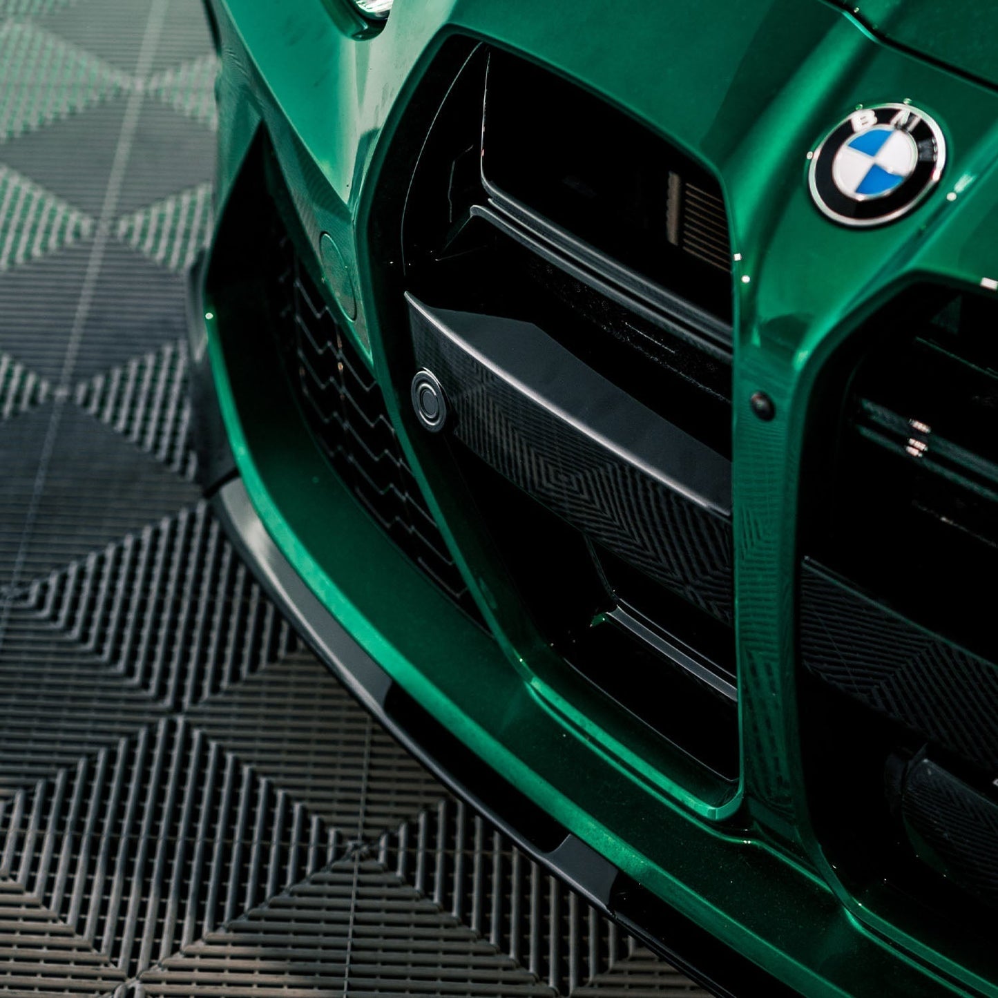 MHC Black BMW M3/M4 CSL Style Front Grille In Gloss Black (G80/G81/G82/G83)