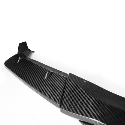 MHC+ BMW M5 F90 LCI Low Line Front Splitter In Pre Preg Gloss Carbon Fibre (F90)