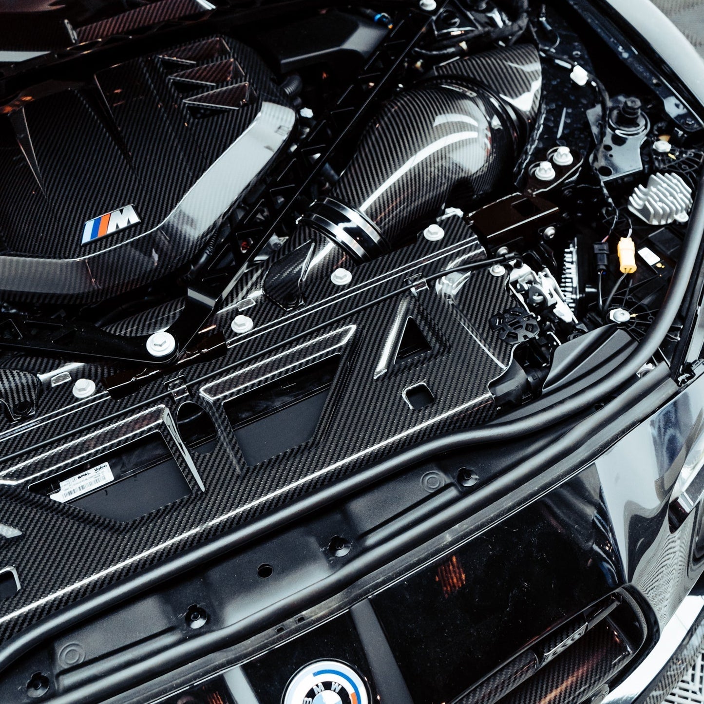 MHC+ BMW M2/M3/M4 Full Replacement Radiator Cooling Shroud Slam Panel In Pre Preg Carbon Fibre (G80/G81/G82/G83/G87)