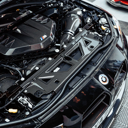 MHC+ BMW M2/M3/M4 Full Replacement Radiator Cooling Shroud Slam Panel In Pre Preg Carbon Fibre (G80/G81/G82/G83/G87)