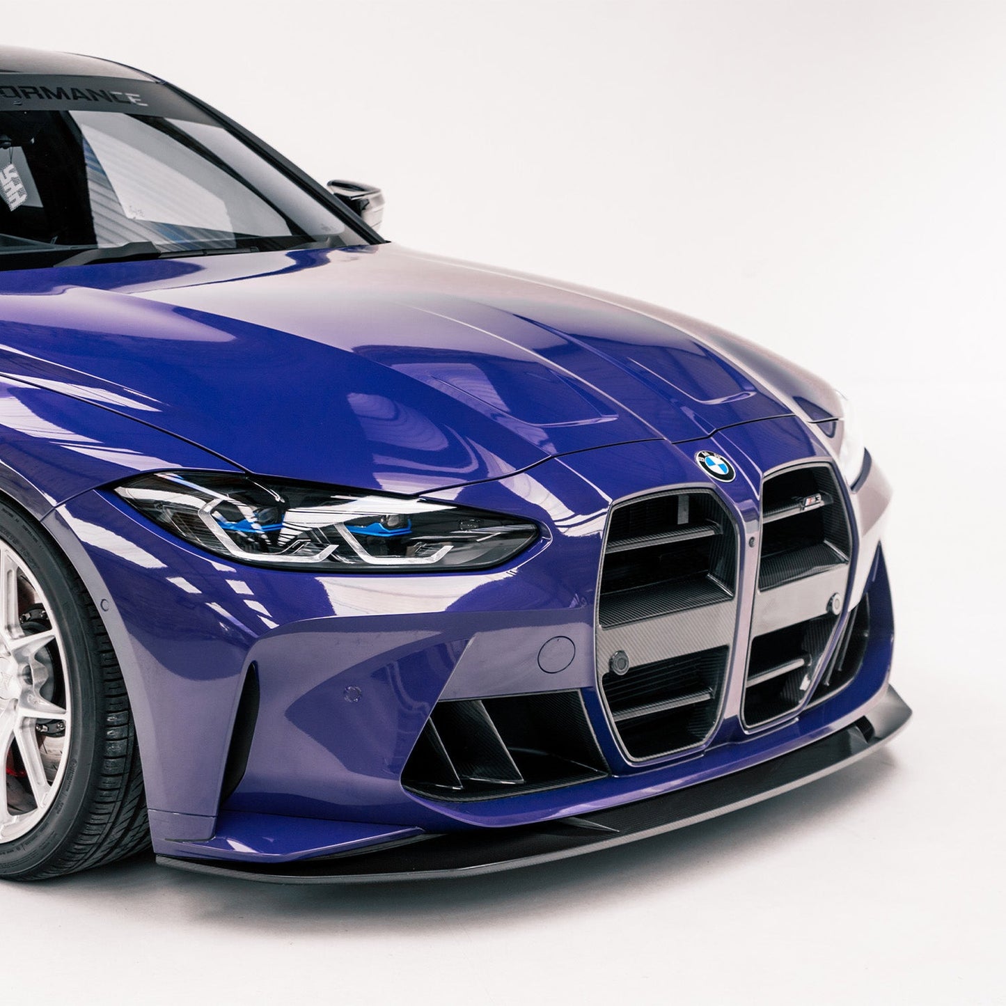MHC+ BMW M3/M4 SP1 Front Splitter In Pre Preg Carbon Fibre (G80/G81/G82/G83)