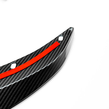 MHC+ BMW M4 SS1 Rear Side Splitters In Gloss Pre Preg Carbon Fibre (G82/G83)