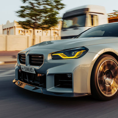 MHC+ BMW M2 G87 Edition 1 Front Splitter In Pre Preg Gloss Carbon Fibre (G87)
