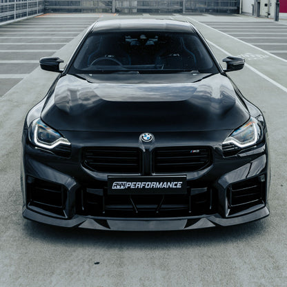 MHC+ BMW M2 G87 Edition 1 Front Splitter In Pre Preg Gloss Carbon Fibre (G87)