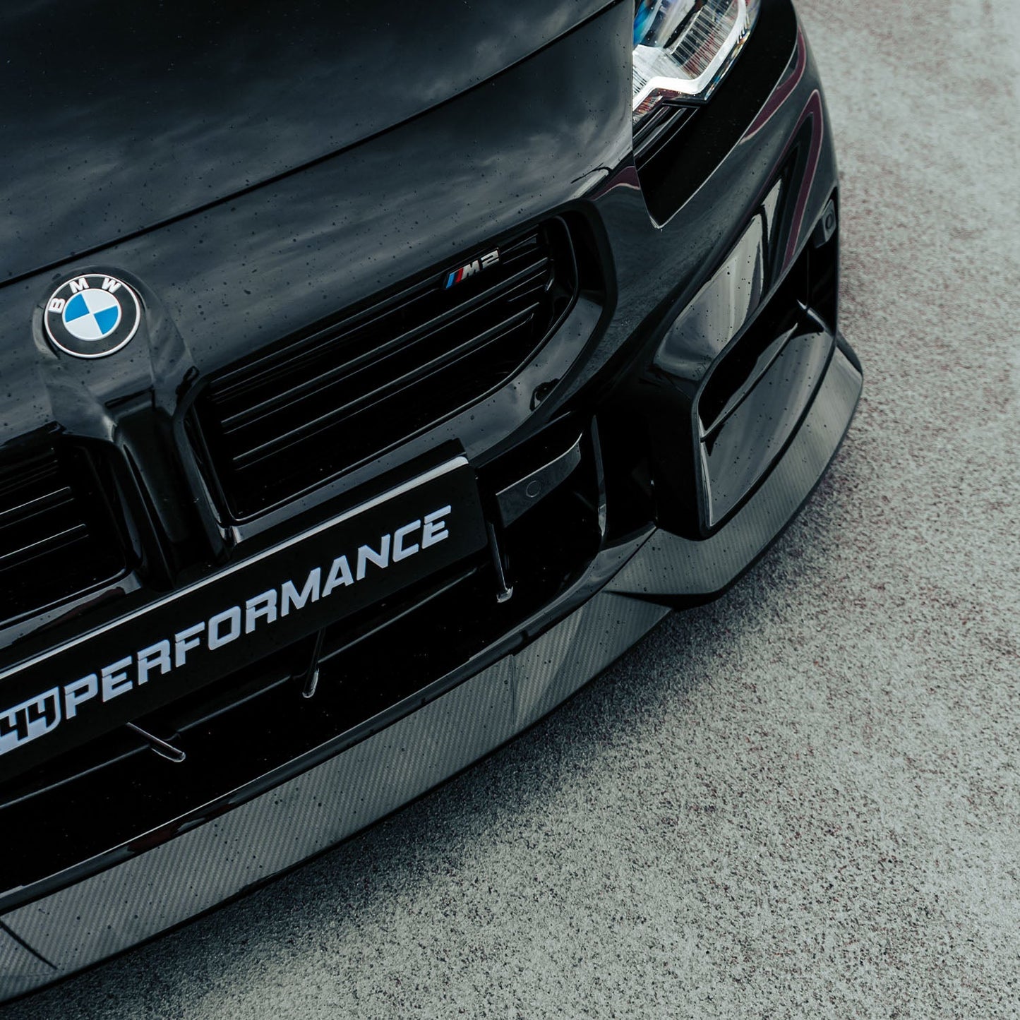 MHC+ BMW M2 G87 Edition 1 Front Splitter In Pre Preg Gloss Carbon Fibre (G87)