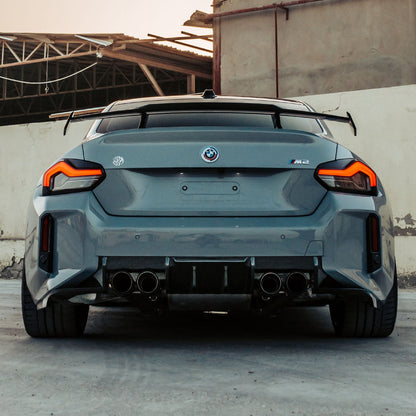 MHC+ BMW M2 G87 Edition 1 Rear Diffuser 3pcs In Pre Preg Gloss Carbon Fibre (G87)