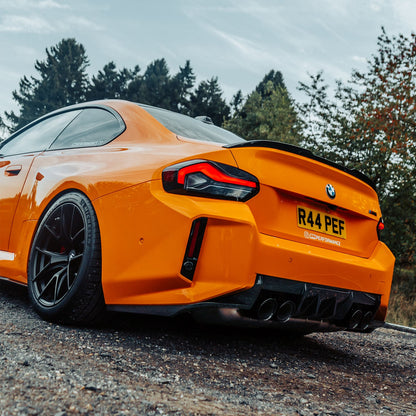 MHC+ BMW M2 G87 Edition 1 Rear Diffuser 3pcs In Pre Preg Gloss Carbon Fibre (G87)