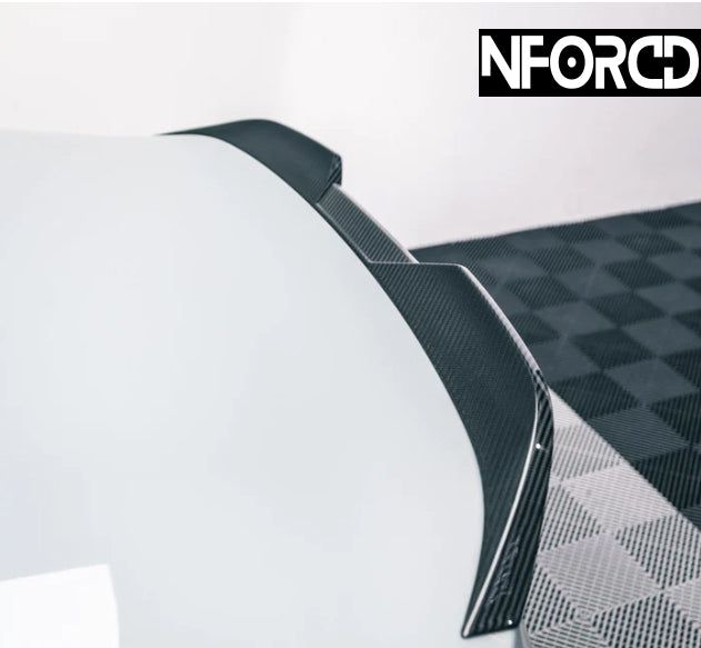 MHC+ Dry Carbon Fibre/Fiber Boot/Trunk Lip Spoiler Wing for BMW M2 G87 (S58) & M240i G42 - Pre-Preg 2x2 Twill OEM+ Performance Ducktail/Tail Spoiler Rear Blade