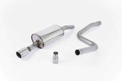 Milltek Ford Fiesta MK6 Zetec-S - Non-Resonated Cat-Back Exhaust System - ST150 Rear Valance