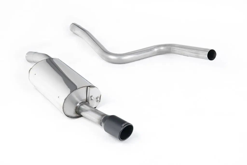 Milltek Cat Back Exhaust non resonated Black tip Ford Fiesta Mk6 ST 150 05-08