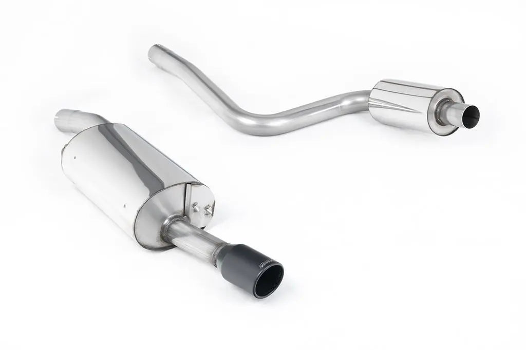Milltek Cat Back Exhaust resonated Black tip Ford Fiesta Mk6 ST 150 05-08