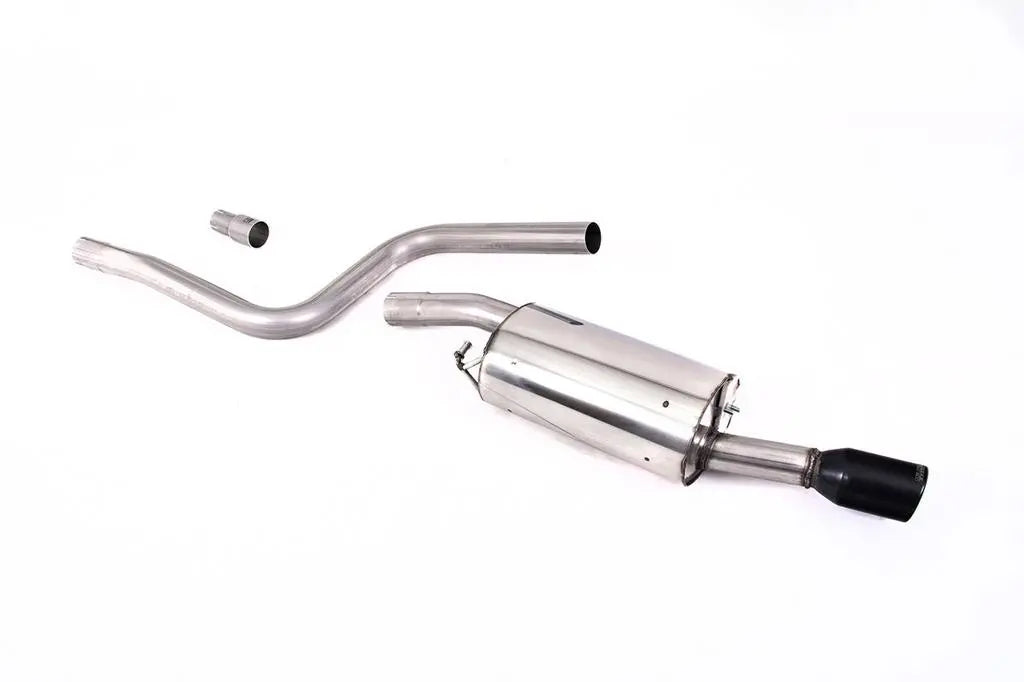 Milltek Ford Fiesta MK6 Zetec-S - Non-Resonated (Louder) Cat-Back Exhaust System - fits to ST150 Rear Valance Insert