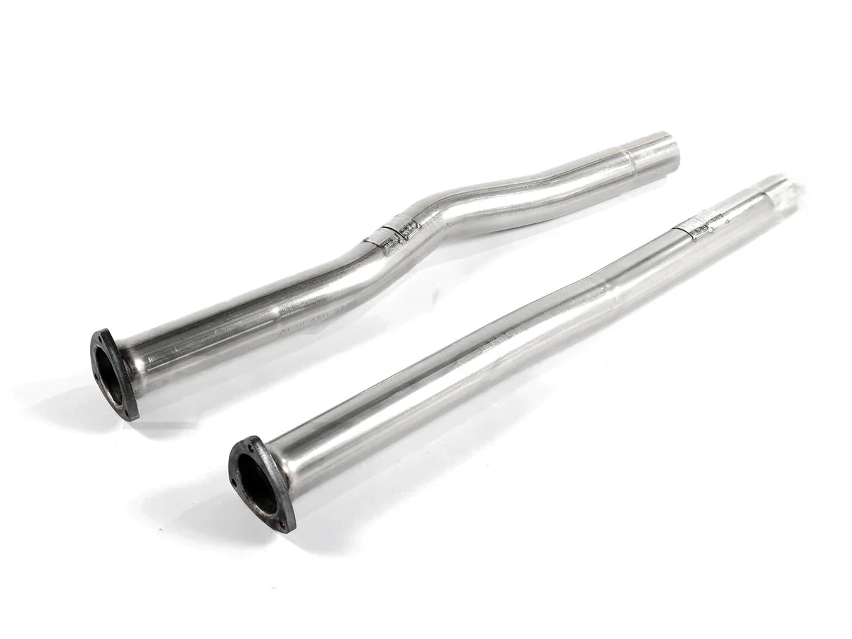 Milltek Sport SSXAU226 Secondary Cat Delete/Decat Bypass Mid-Pipes for Audi TT RS Mk2 8J (TTRS) & RS 3 8P 2.5 TFSI S tronic – Catless Centre/Center Mid-Section 63.5mm (2.5")