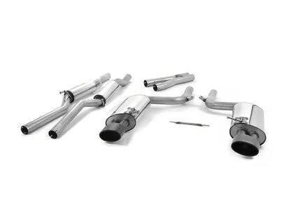 Milltek Sport Audi RS4 B7 4.2 FSI V8 Switchable/Valved Cat-Back/Catback Exhaust (2006-2008) Saloon Avant Cabriolet | Non-Resonated Flap-Controlled Sports/Performance Back Box | SSXAU218 | Polished Stainless or Cerakote Black Tips