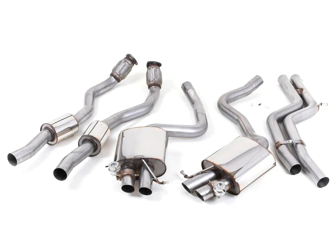 Milltek Sport Valved Cat-Back Exhaust System for Audi RS5 B8/B8.5 (8T) 4.2 V8 Coupe 2010-2015 - Switchable/Active Valve Catback, Performance Sports Exhaust, Non-Resonated or Resonated - OEM Tip Compatible - SSXAU334 / SSXAU267