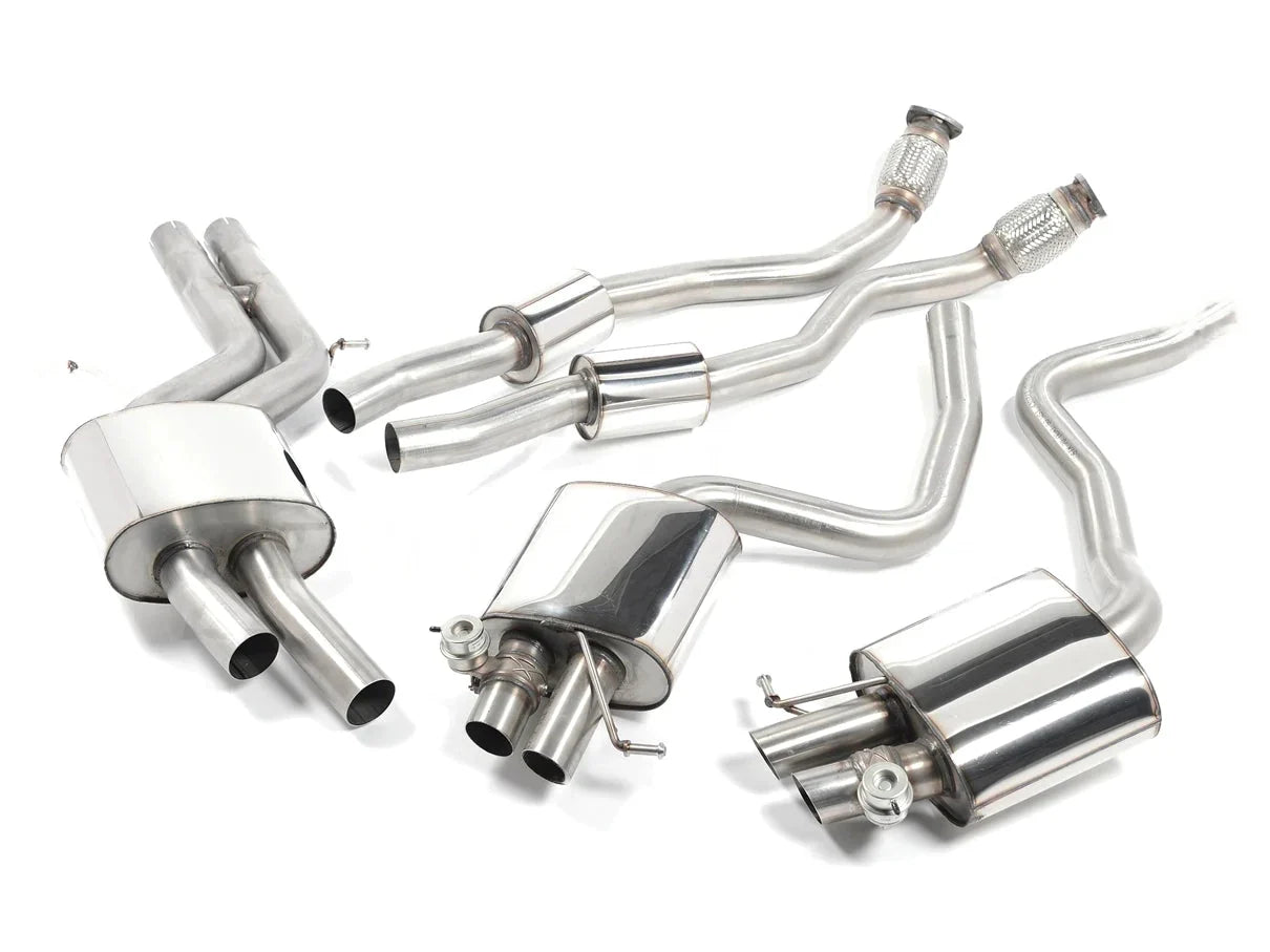 Milltek Sport Valved Cat-Back Exhaust System for Audi RS5 B8/B8.5 (8T) 4.2 V8 Coupe 2010-2015 - Switchable/Active Valve Catback, Performance Sports Exhaust, Non-Resonated or Resonated - OEM Tip Compatible - SSXAU334 / SSXAU267