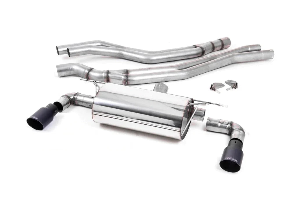 Milltek Sport Cat-Back Exhaust for BMW 1 Series M140i (B58) F20/F21 | 3.0-inch Stainless Steel | GT90 Tips | Resonated or Non-Resonated | Valved Options