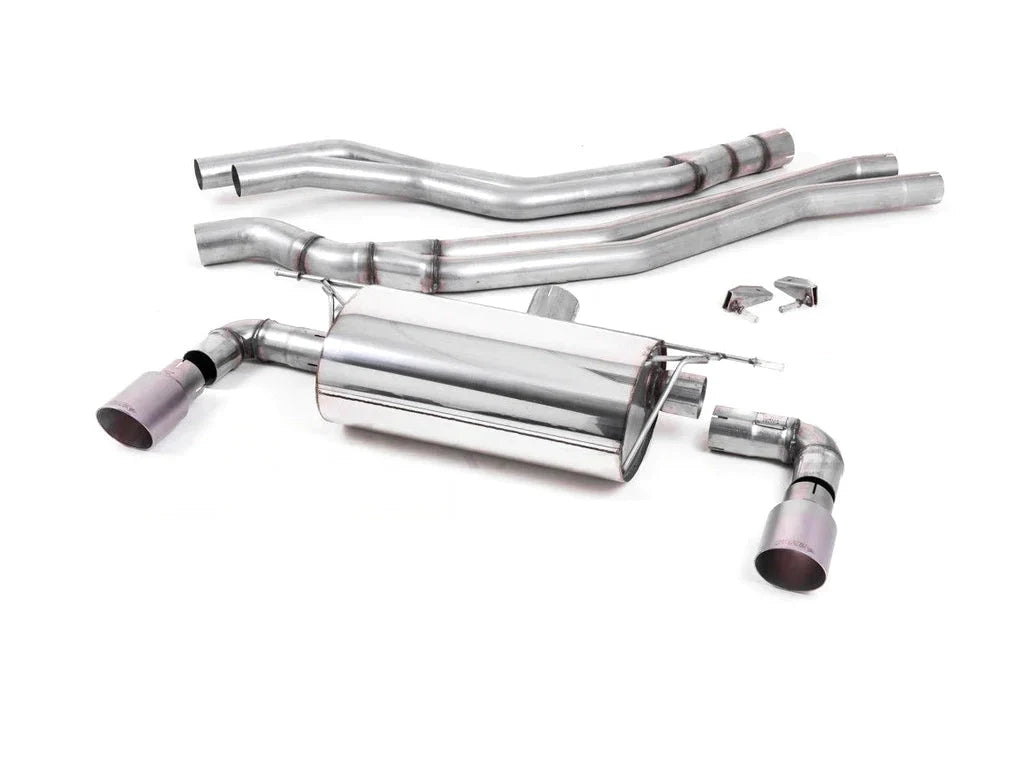 Milltek Sport Cat-Back Exhaust for BMW 1 Series M140i (B58) F20/F21 | 3.0-inch Stainless Steel | GT90 Tips | Resonated or Non-Resonated | Valved Options
